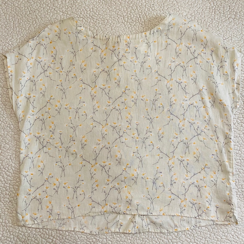 3/30$ Cynthia Rowley Women’s Top 100% Linen